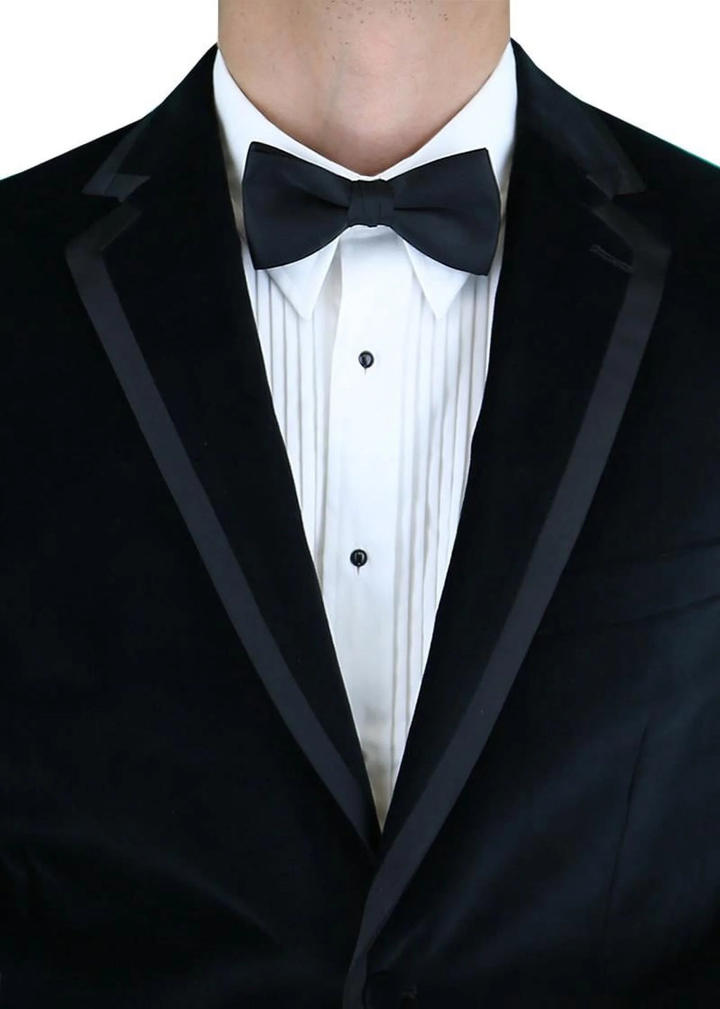 Black Velvet Tuxedo Suit Jacket J153777