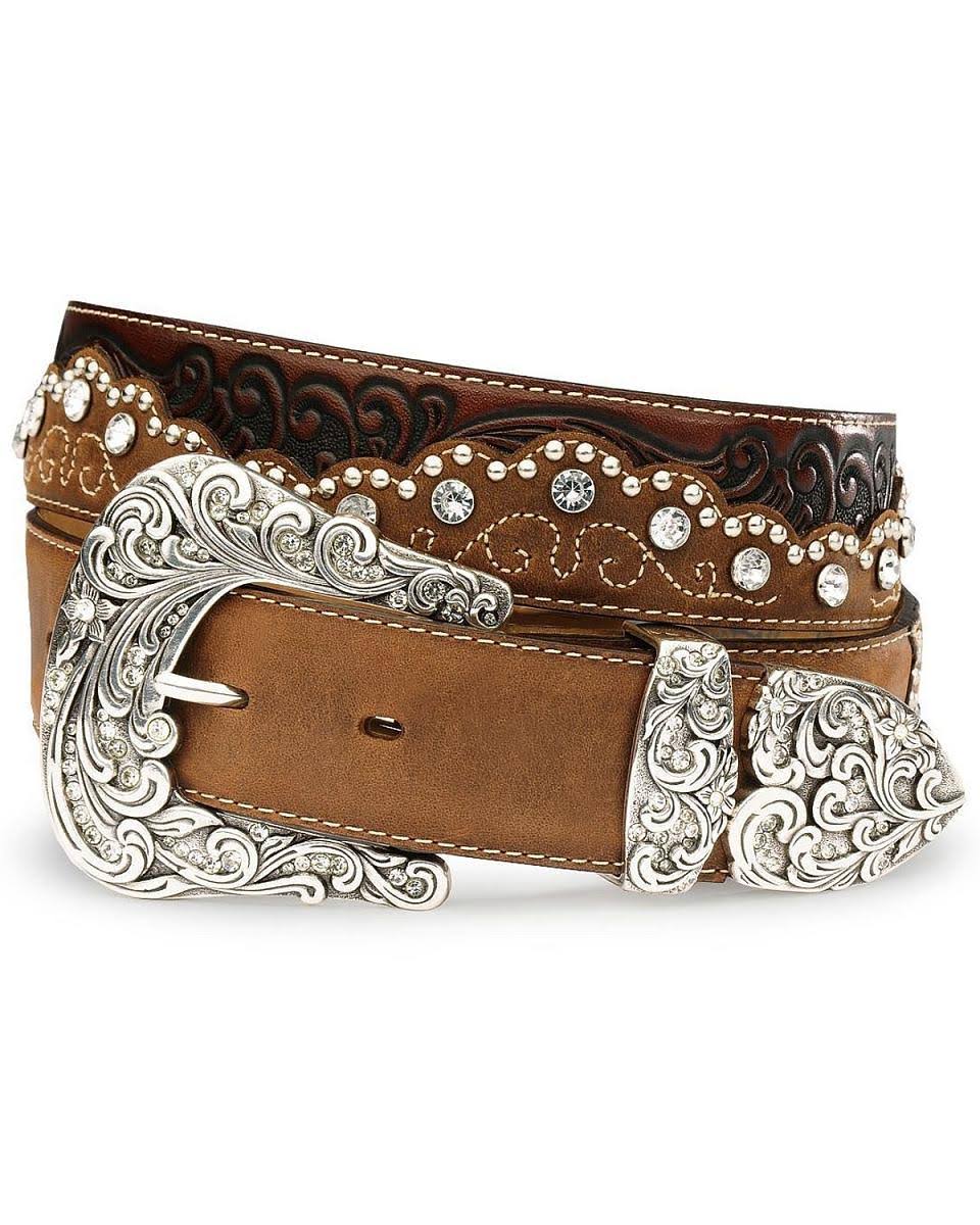 Brown Crystal Belt L820219