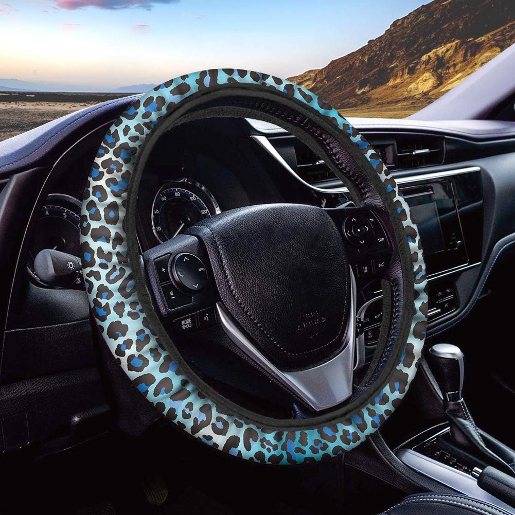 Black Auto Car Steering Wheel Cover 15 inch E428