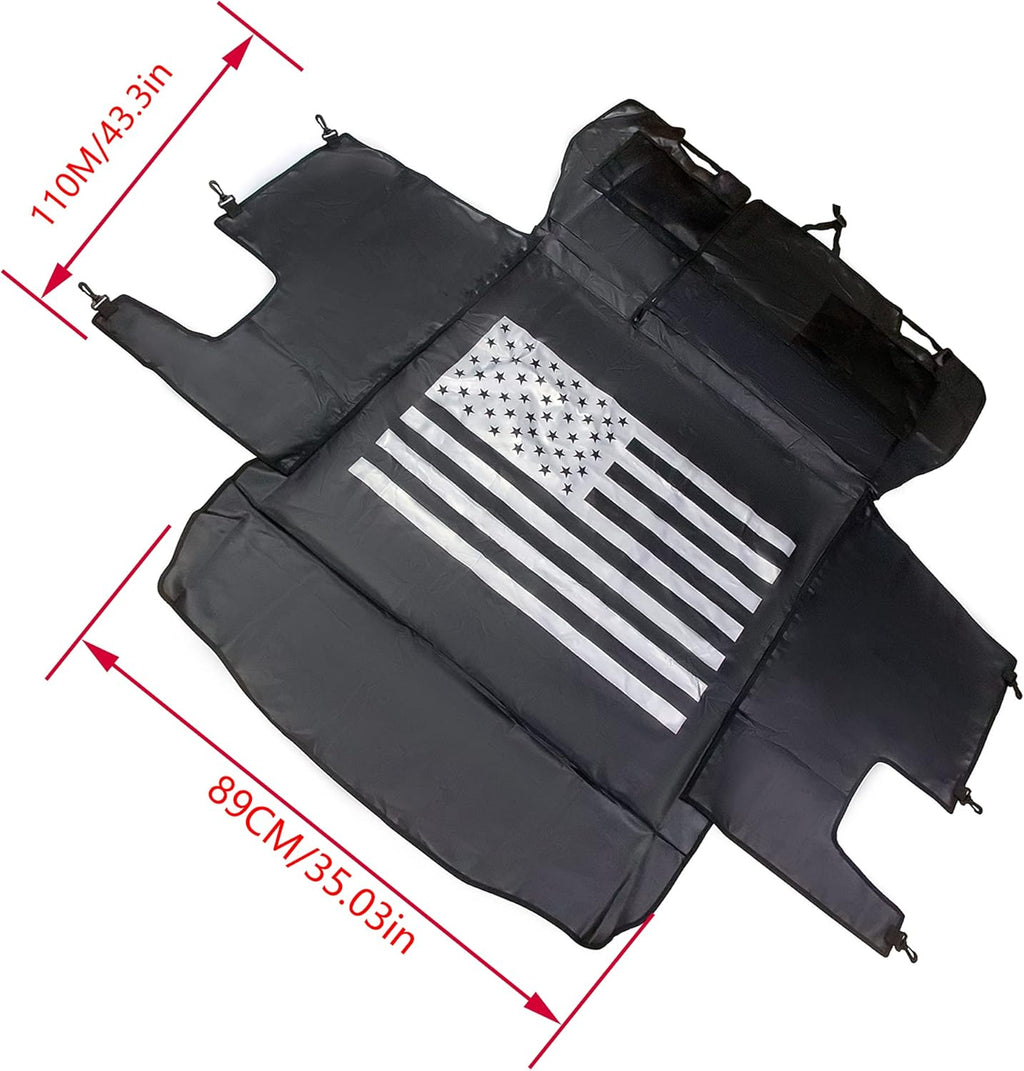 Dog Cargo Liner Mat Cover for Jeep Wrangler JK JL 4 Doors, Pack of 2 M55668