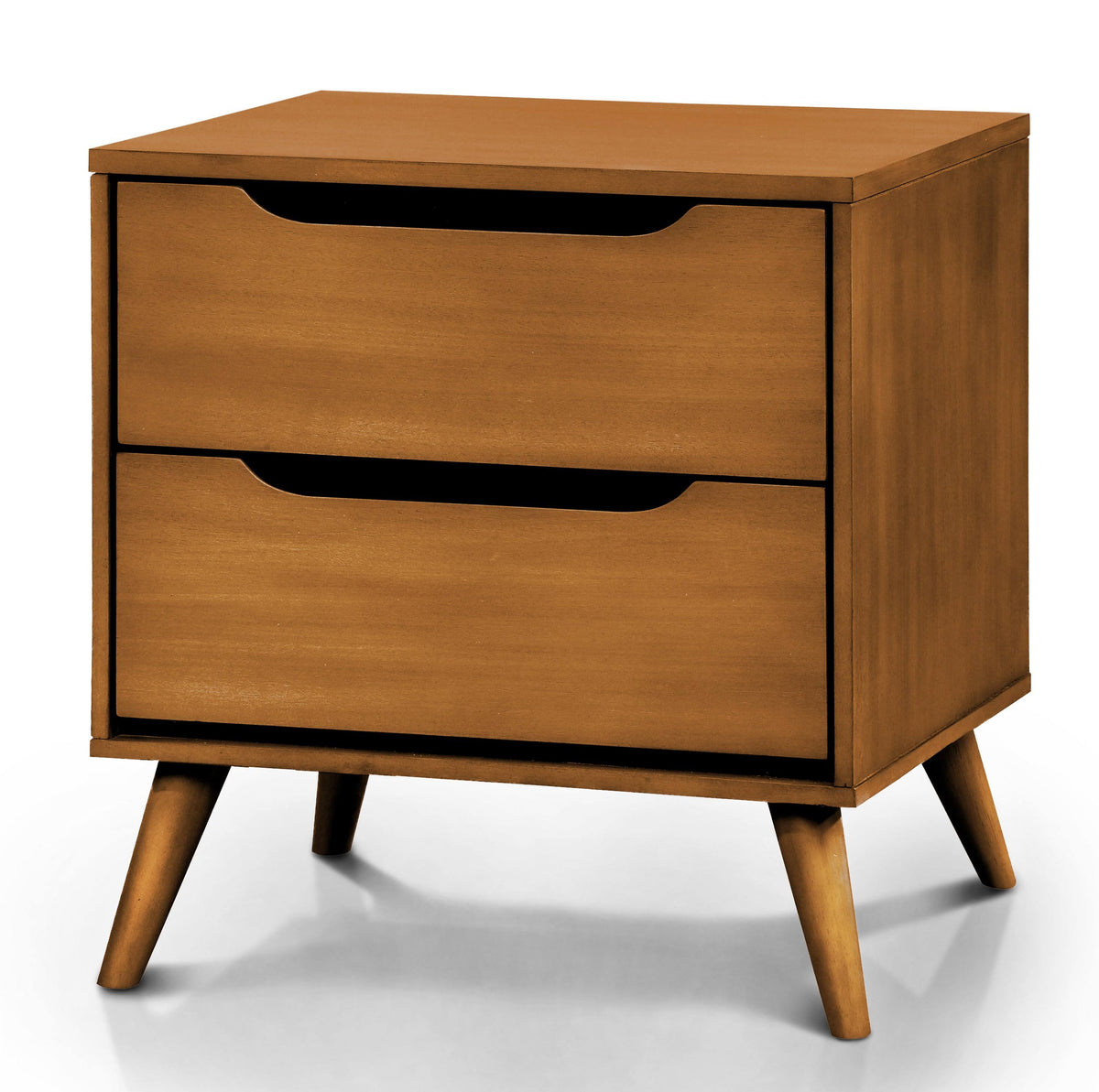 Oak 2 Drawer Nightstand C9996
