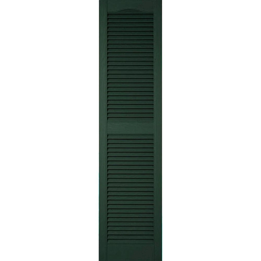 Midnight Vinyl Open Louver Shutters Per Pair W6628