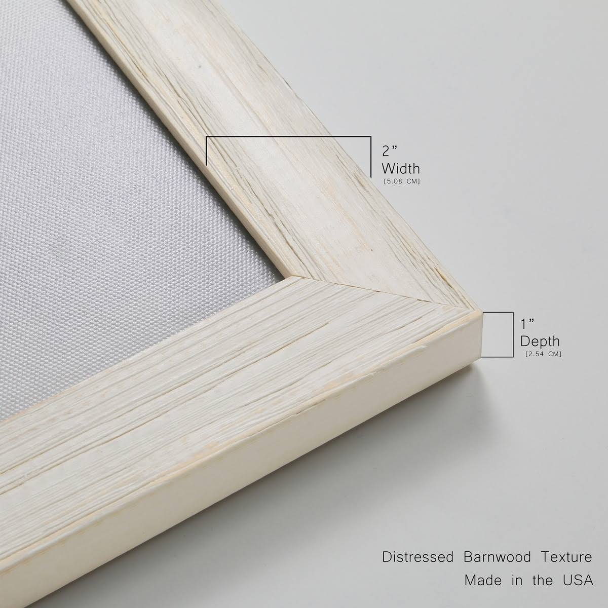 White Framed Canvas 24x24 G52808