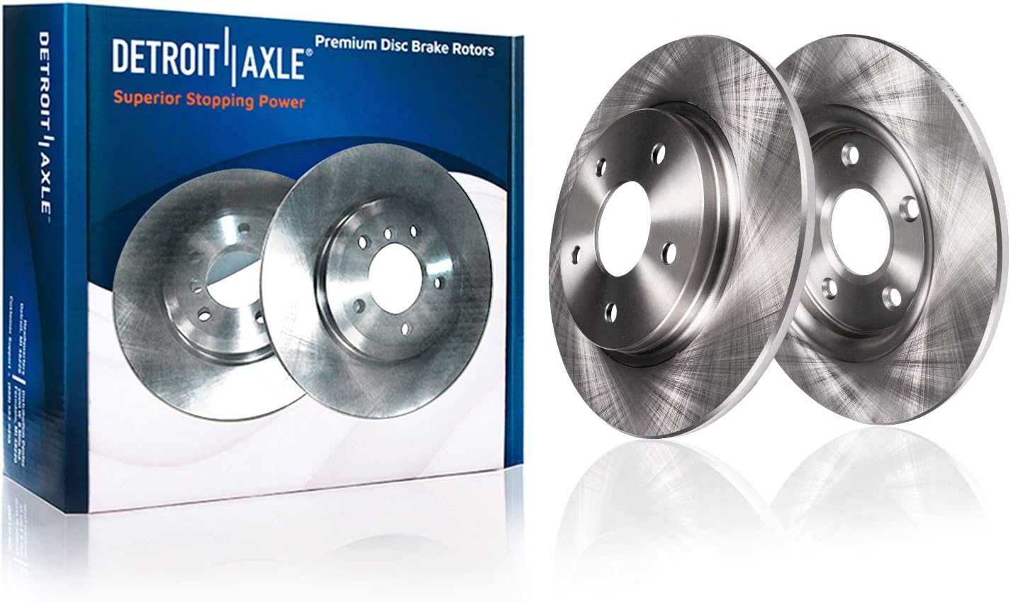 FRONT & REAR Disc Brake Rotors & Ceramic Brake Pads 10pc Set D808