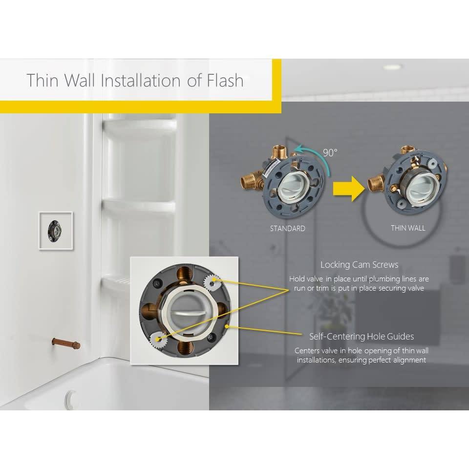 Brushed Nickel Tub and Shower Trim Kit with Cartridge O32615