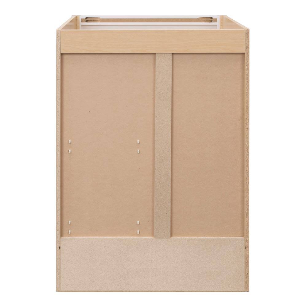 White 24 in. W x 21 in. D x 33.5 in. H Bathroom Vanity Cabinet P890