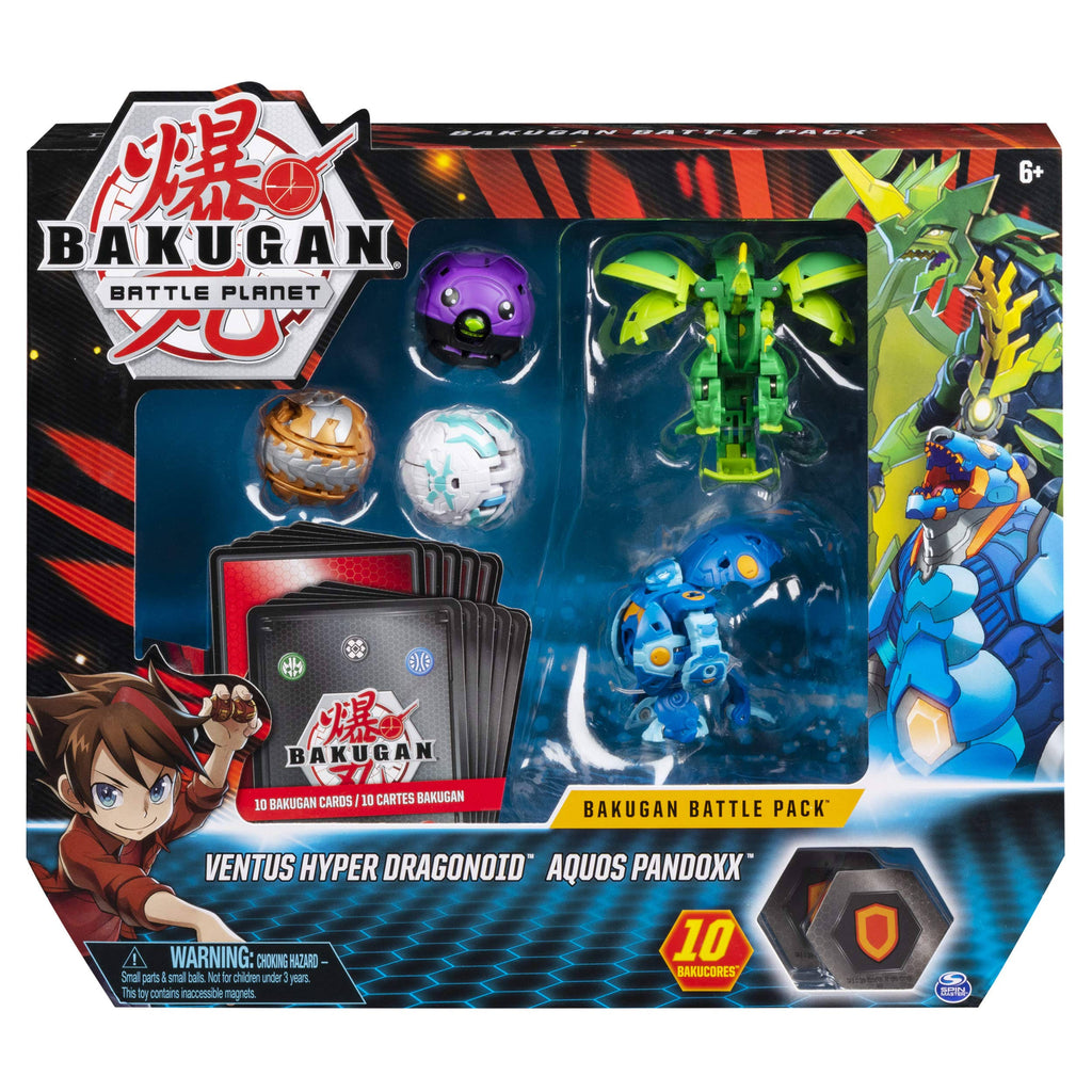 Ventus Hyper Dragonoid and Aquos Pandoxx 5-Pack Collectible Figures K813