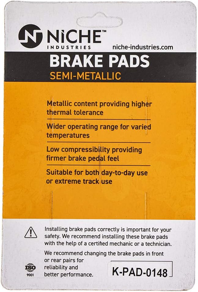 Brake Pad Set Semi-Metallic Pack of 2 I17633