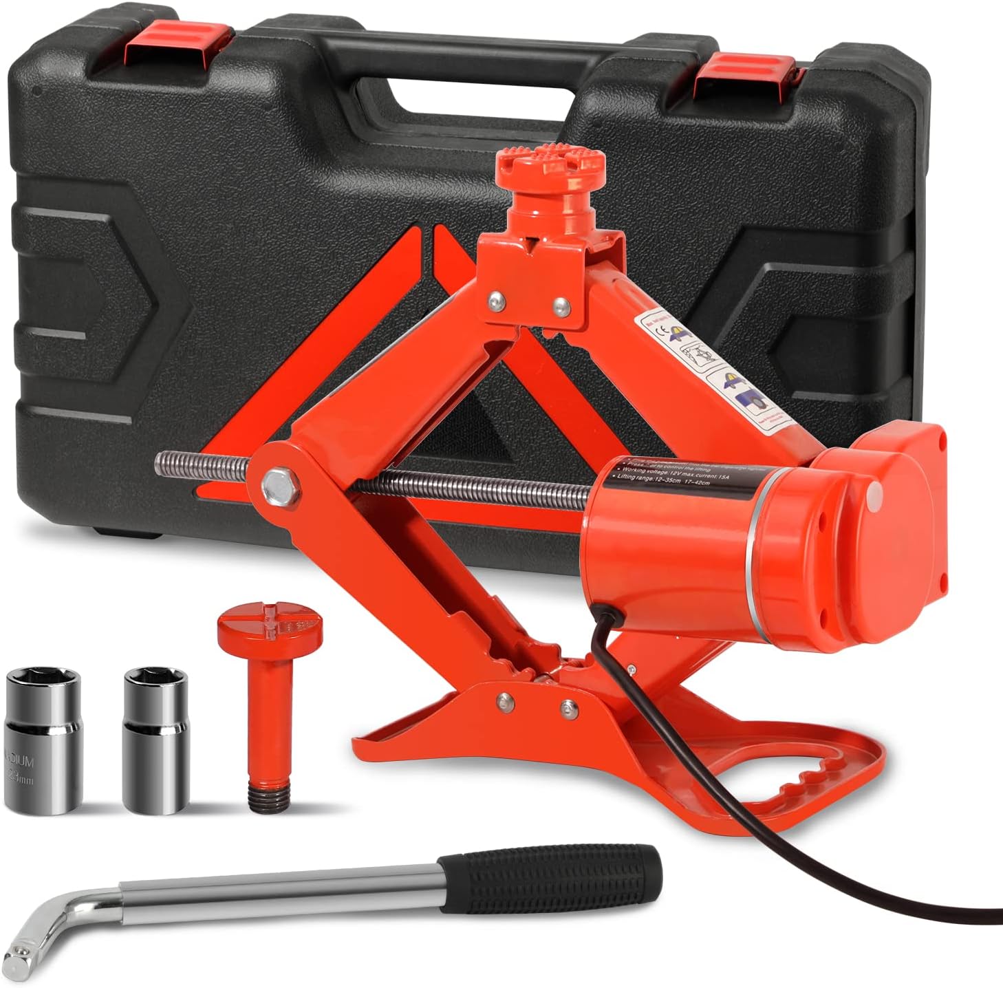 3 Ton 12V Portable Electric Car Jack Pack of 2 A8088