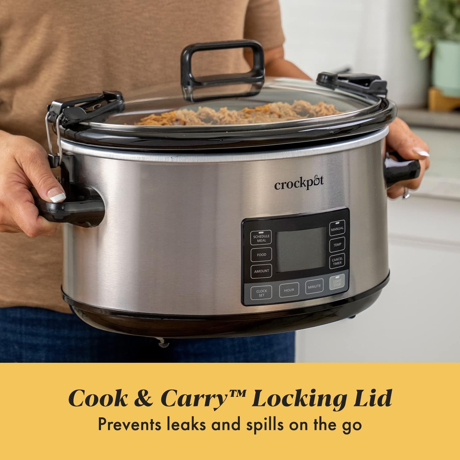 7Qt Programmable Stainless Steel Slow Cooker W1365