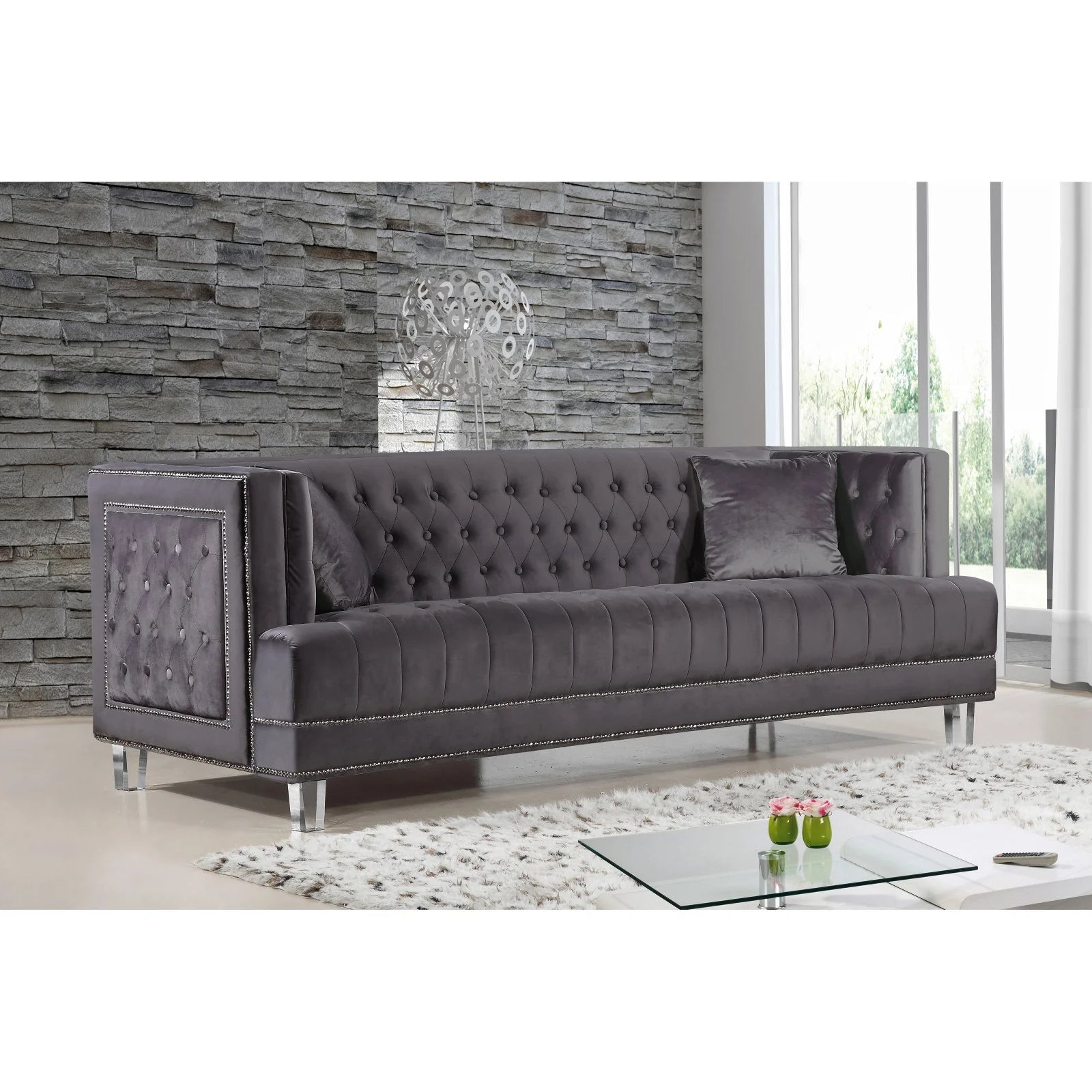 Velvet Sofa G53970
