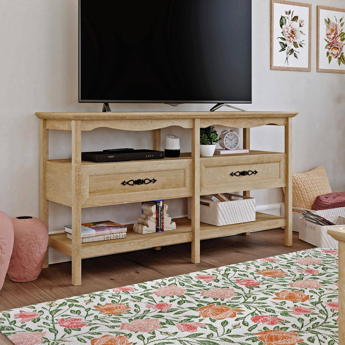 Entertainment Console in Oak E80889