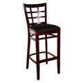 Dark Mahogany Beech Wood Barstool H483968