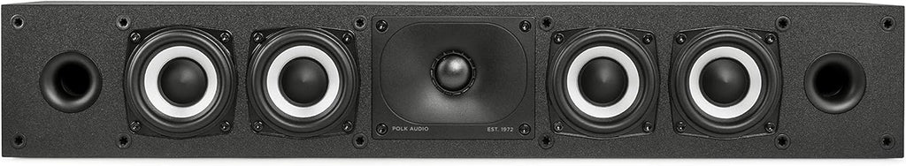 Midnight Black Slim Center Channel Speaker V6870