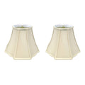 Beige 10x22 x 18x22 x 13x22 Set of 2 Lamp Shade P76070