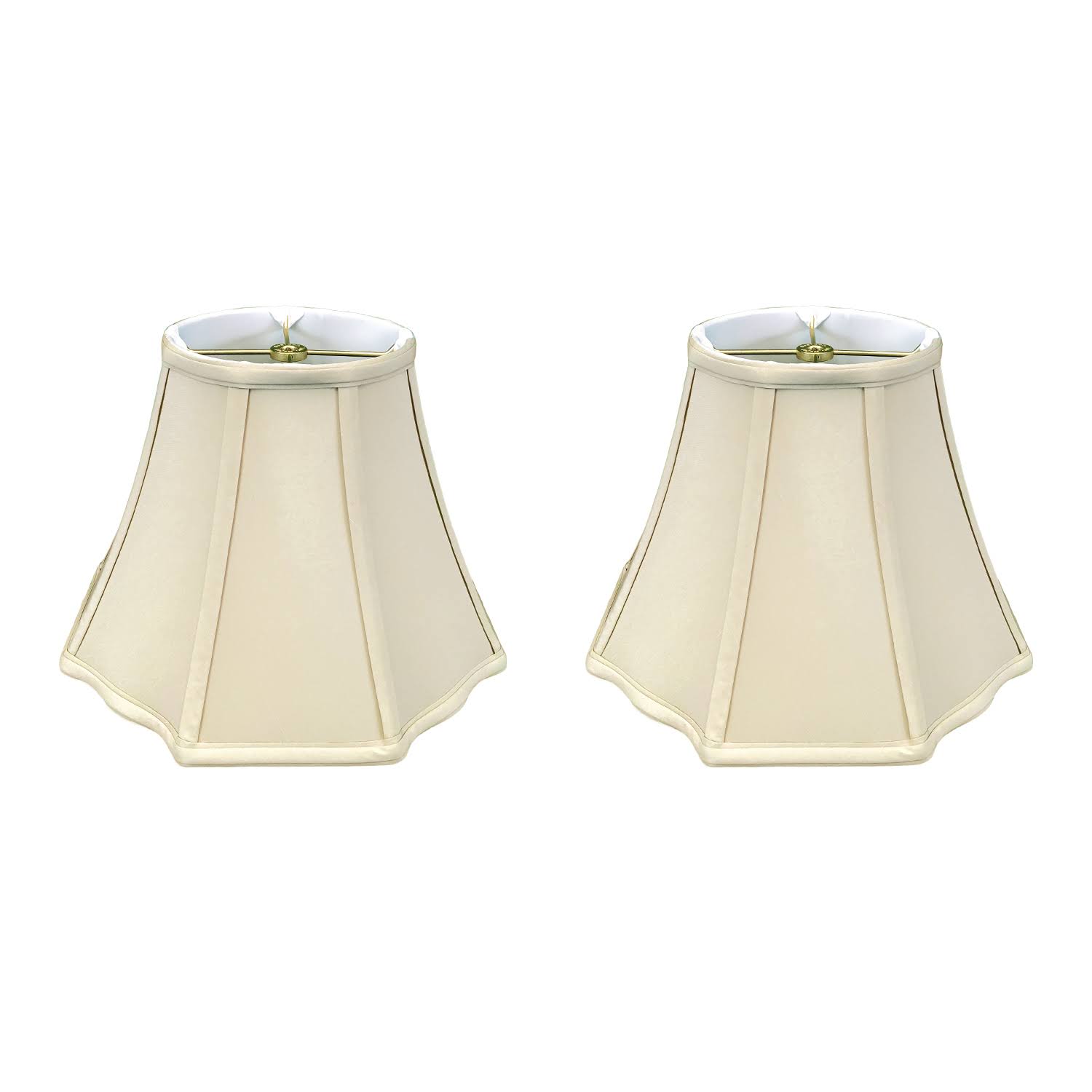 Beige 10x22 x 18x22 x 13x22 Set of 2 Lamp Shade P76070