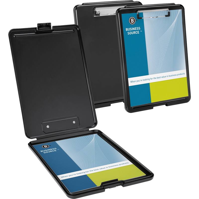 Plastic Storage Clipboard Black V43501