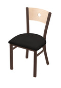 Bronze Finish Natural Back Folkstone Grey Seat Chair D5897