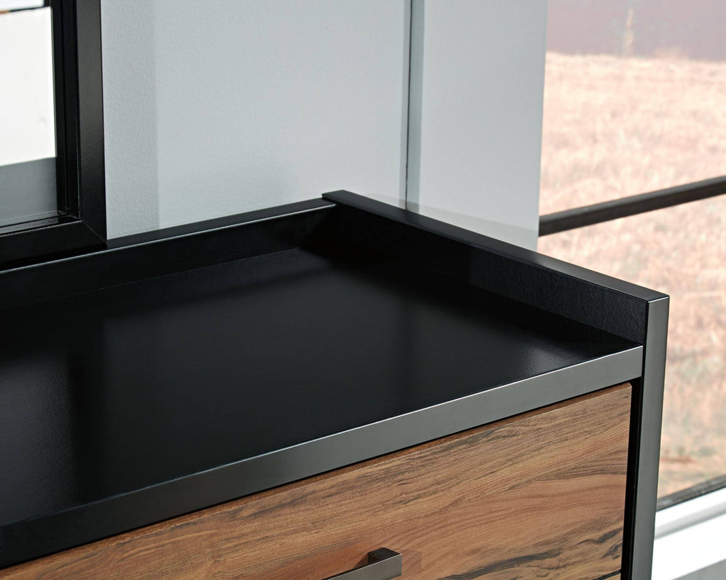 Black Five Drawer Chest R1515