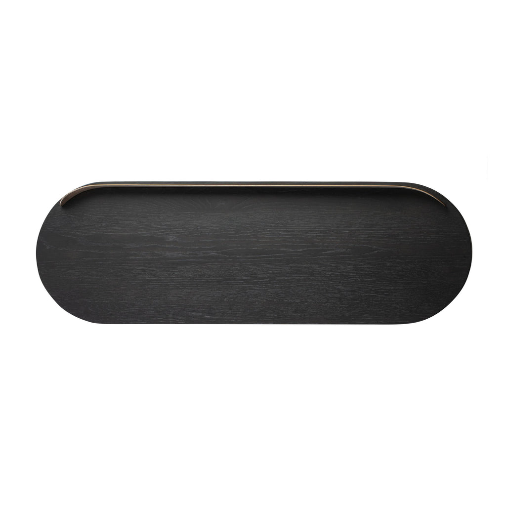 Black Desk Console Table O54328