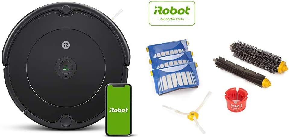 White Robot Vacuum with Wi-Fi L57314