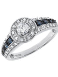 Blue White Solitaire Diamond Engagement Ring (0.60 ct) A2795