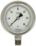 1/2 NPT Stainless Steel Gauge O12734