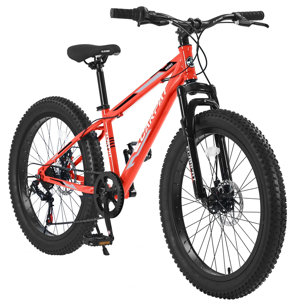 24" Mountain Bike with Shimano 7 Speeds Suspension Steel Frame G2479