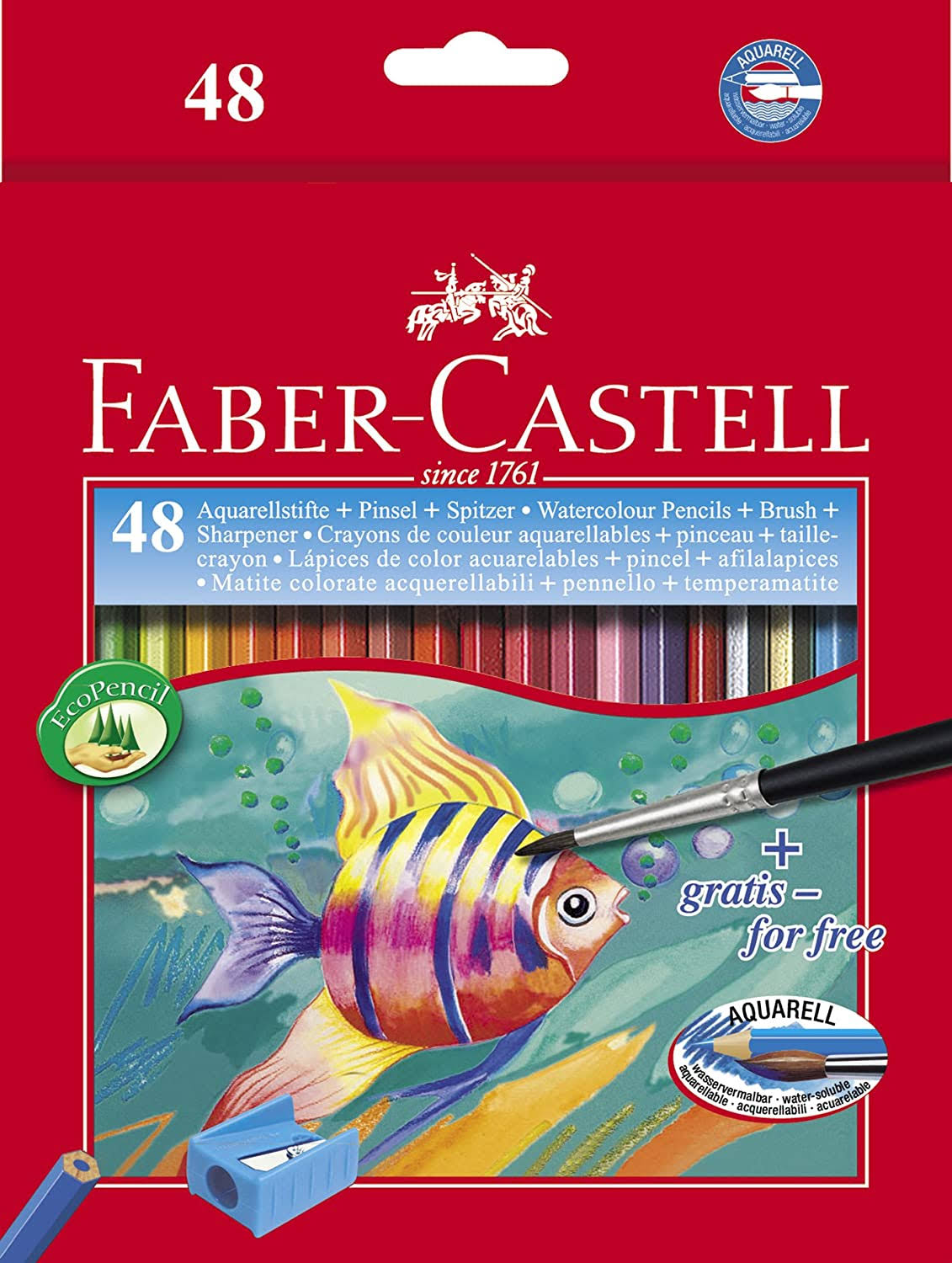 48 Faber-Castell Colored Pencils Cardboard Box K2616