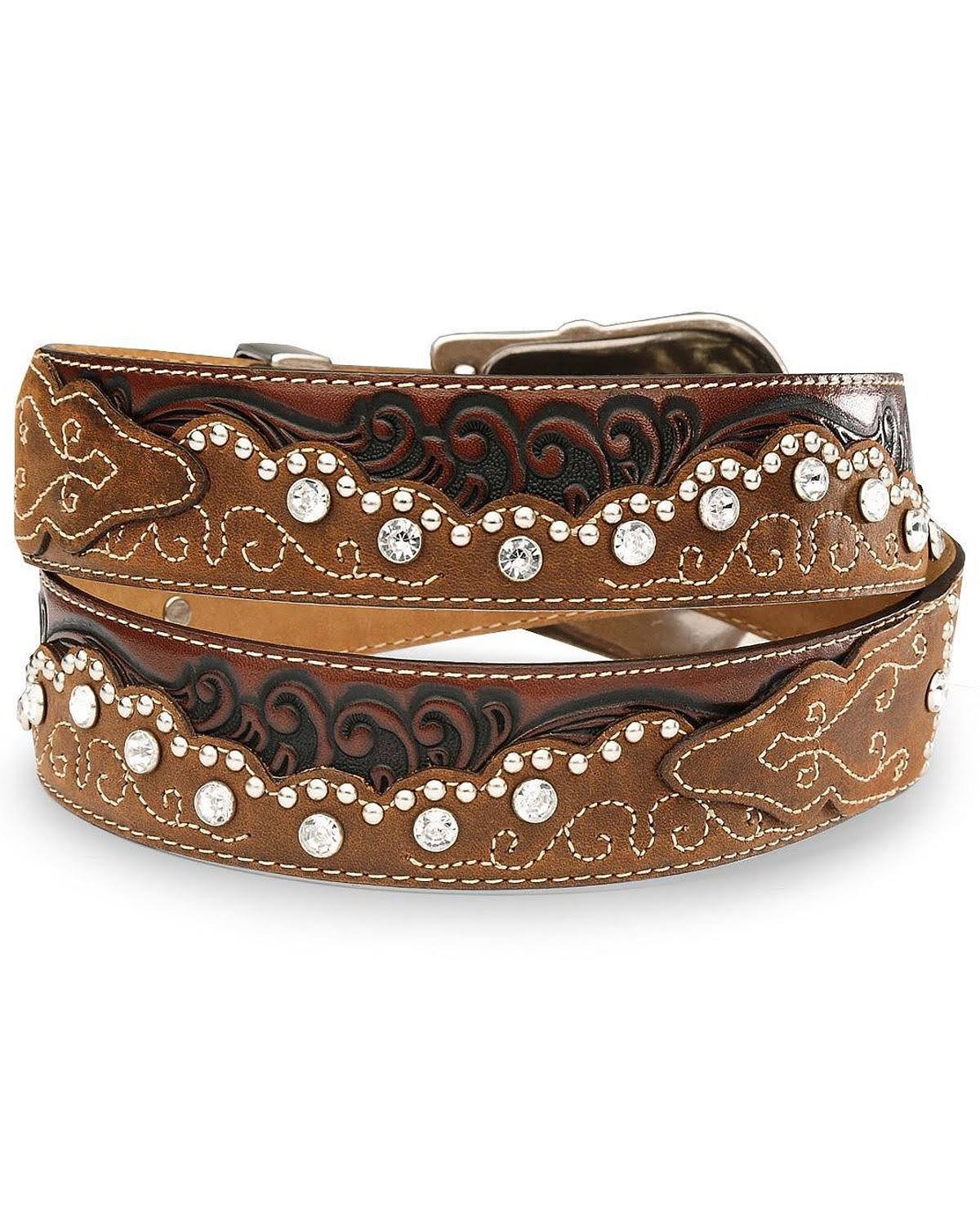 Brown Crystal Belt L820219