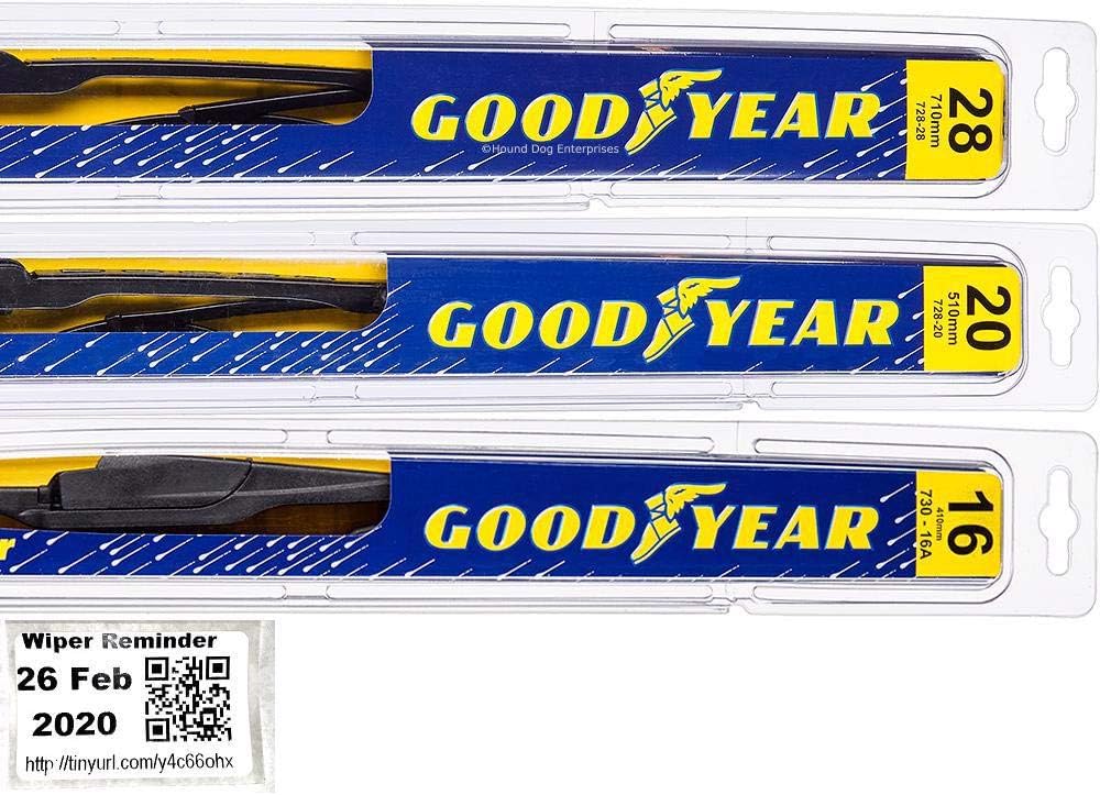 Windshield Wiper Blade Set Pack of 2 L560