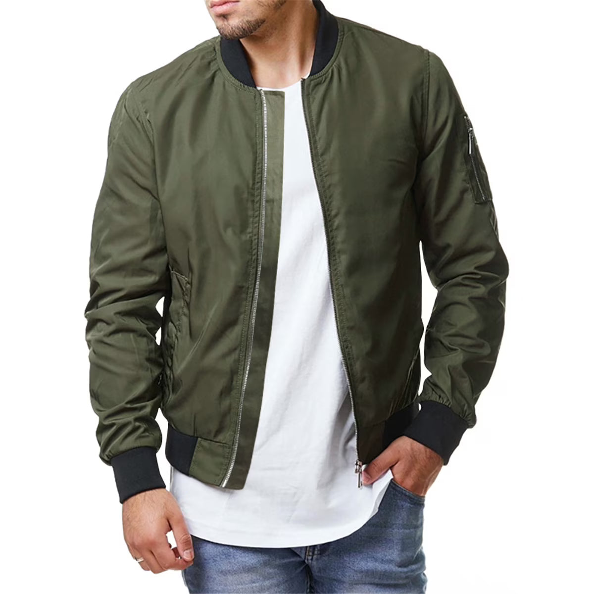 Mens Lightweight Winter Bomber Jacket L76777