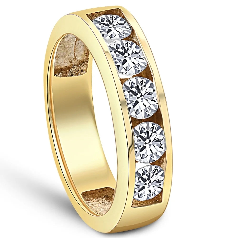 14K Gold Diamond Wedding Ring L93494
