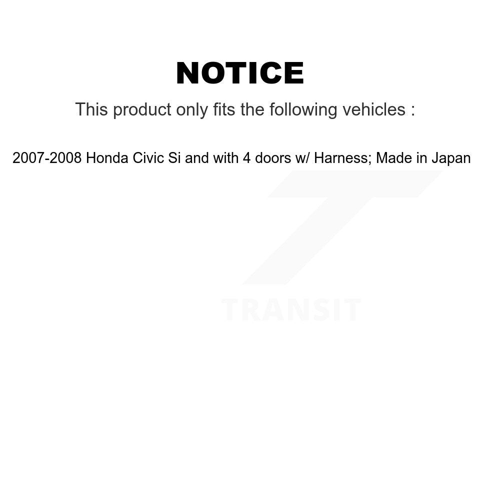 Front Wheel Bearing And ABS Sensor Kit for 2007-2008 Honda Civic Si B246