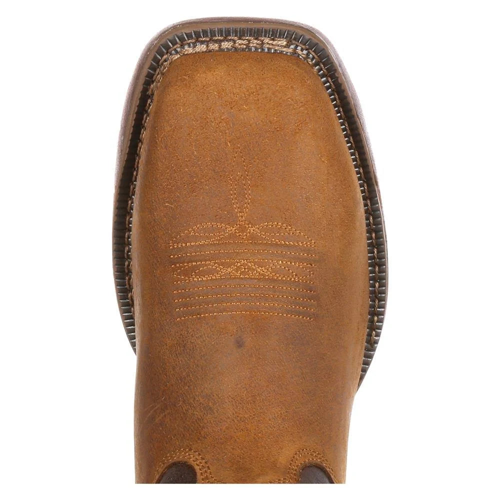 Brown 11 inch Carbon Fiber Toe Western Boots Y5638