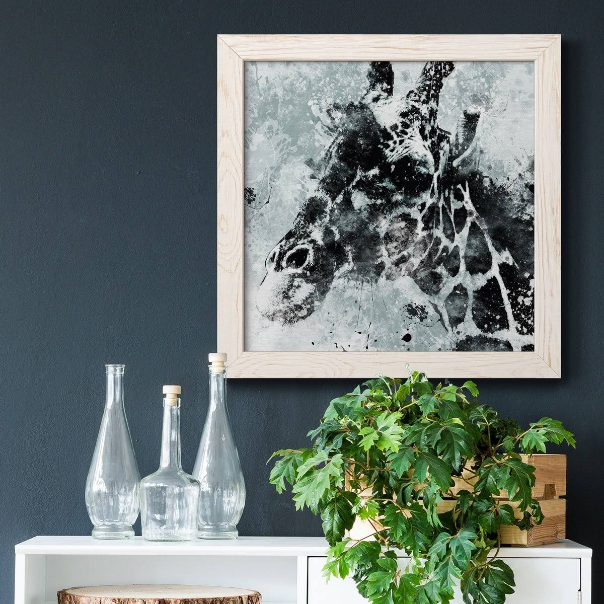 White Framed Canvas 24x24 G52808