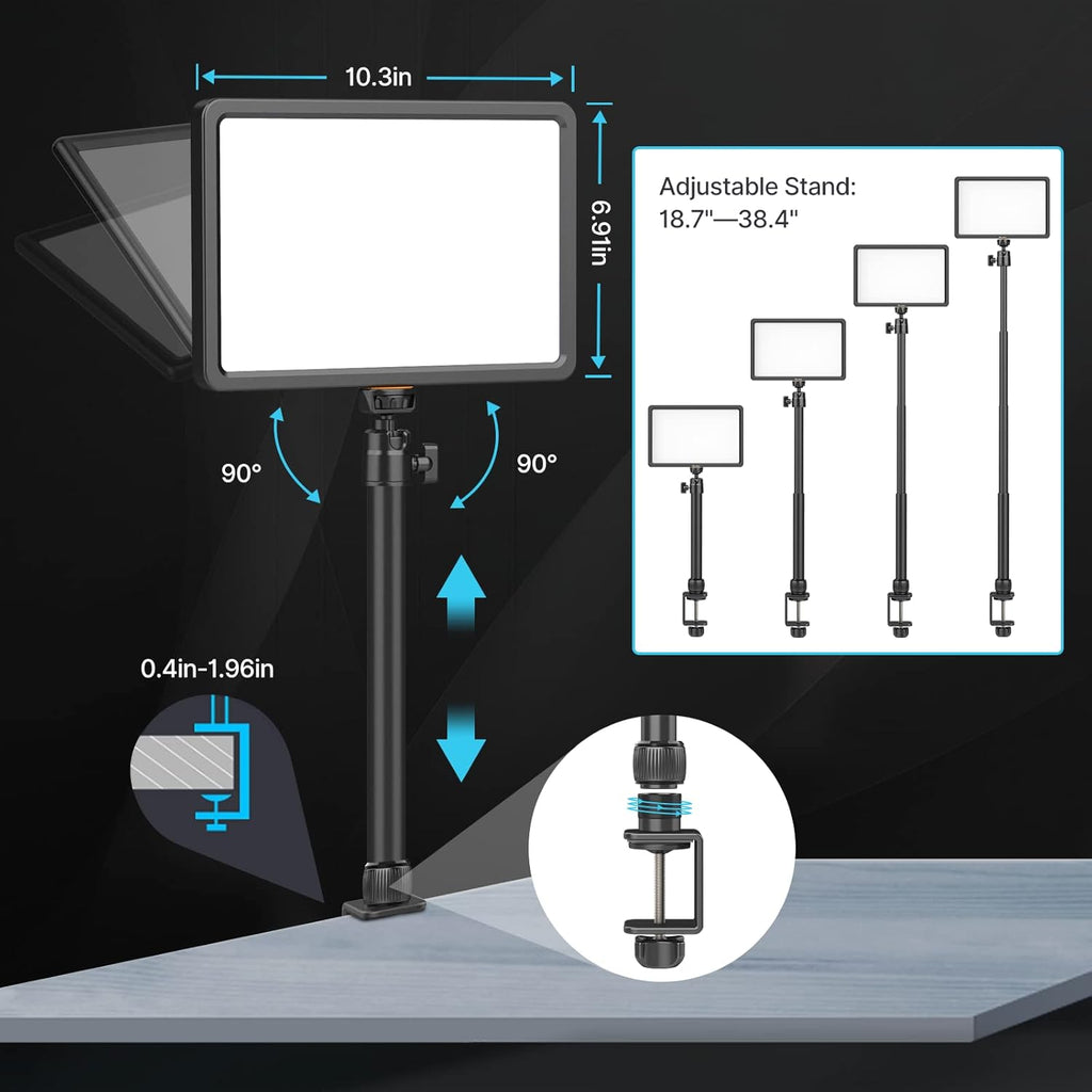 11in LED Key Light with Controller, 2500K-9000K Q1328