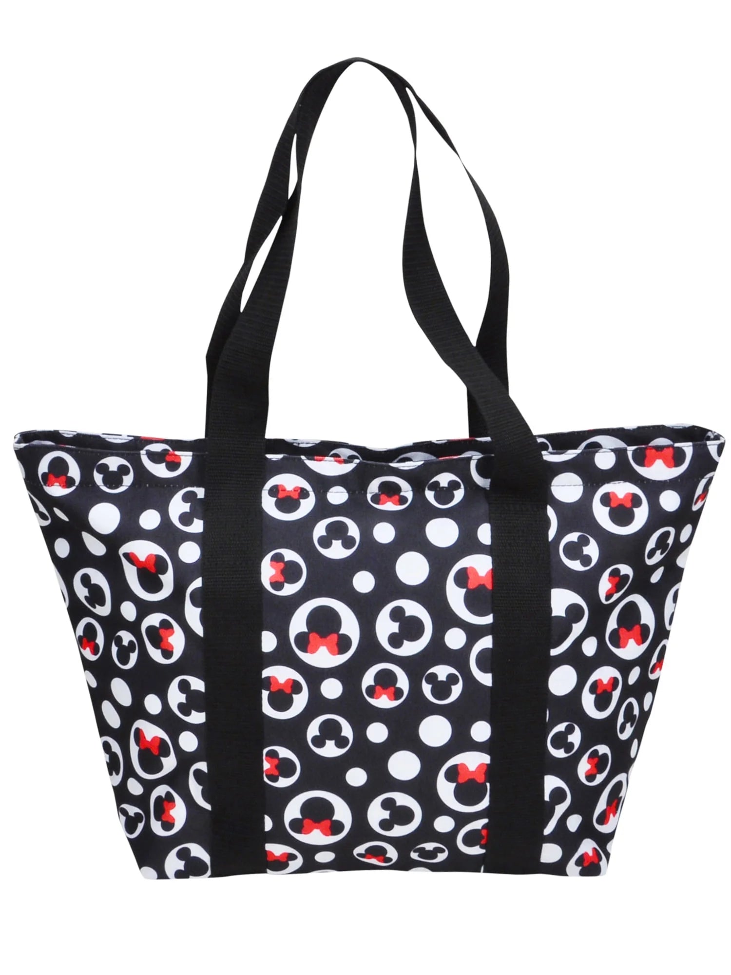 Black Zippered Tote Bag Y391162