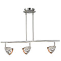 3-Lights Rust & White Swirl P8311
