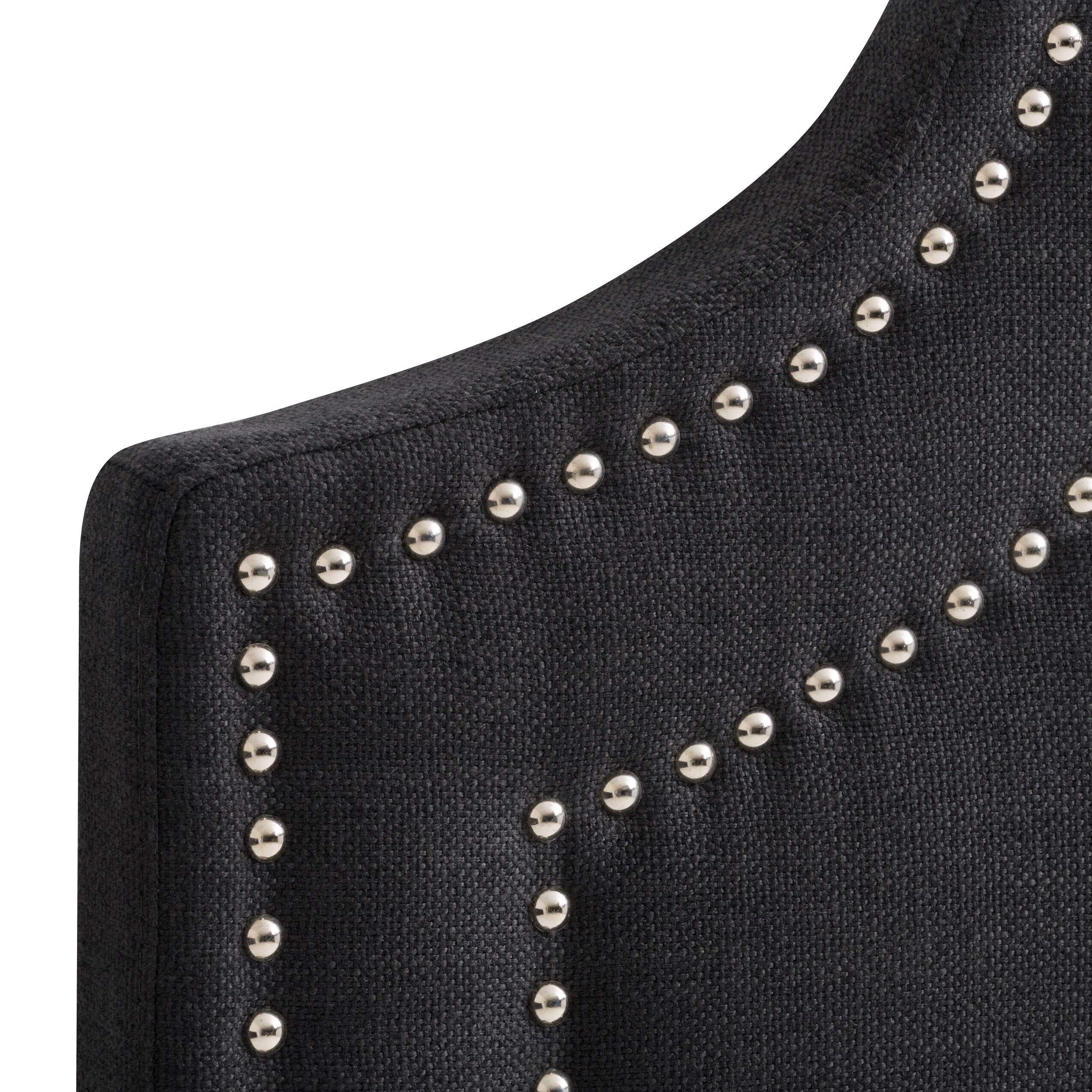 Navy Blue Button Tufted Headboard O8790
