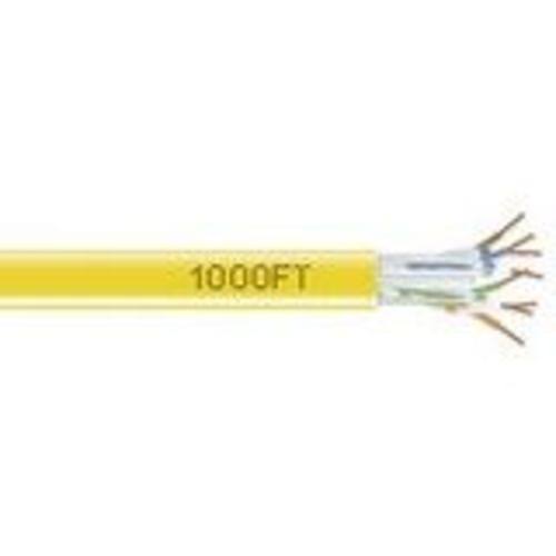 Yellow CAT 6 UTP Bulk Cable 1000 ft C33066