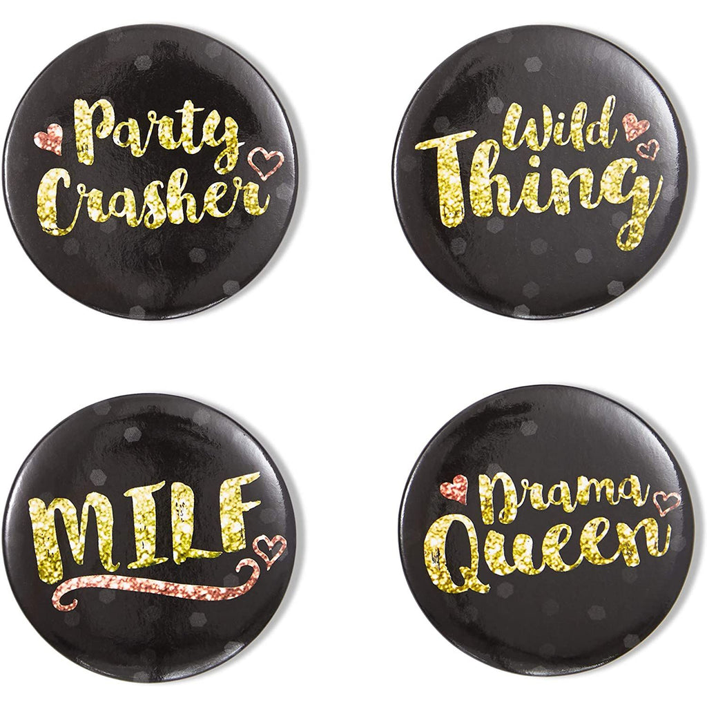 16 Designs Bachelorette Party Buttons (2.25 in, 16-Pk) G261015