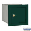 Green Cast Aluminum Column Mailbox L557