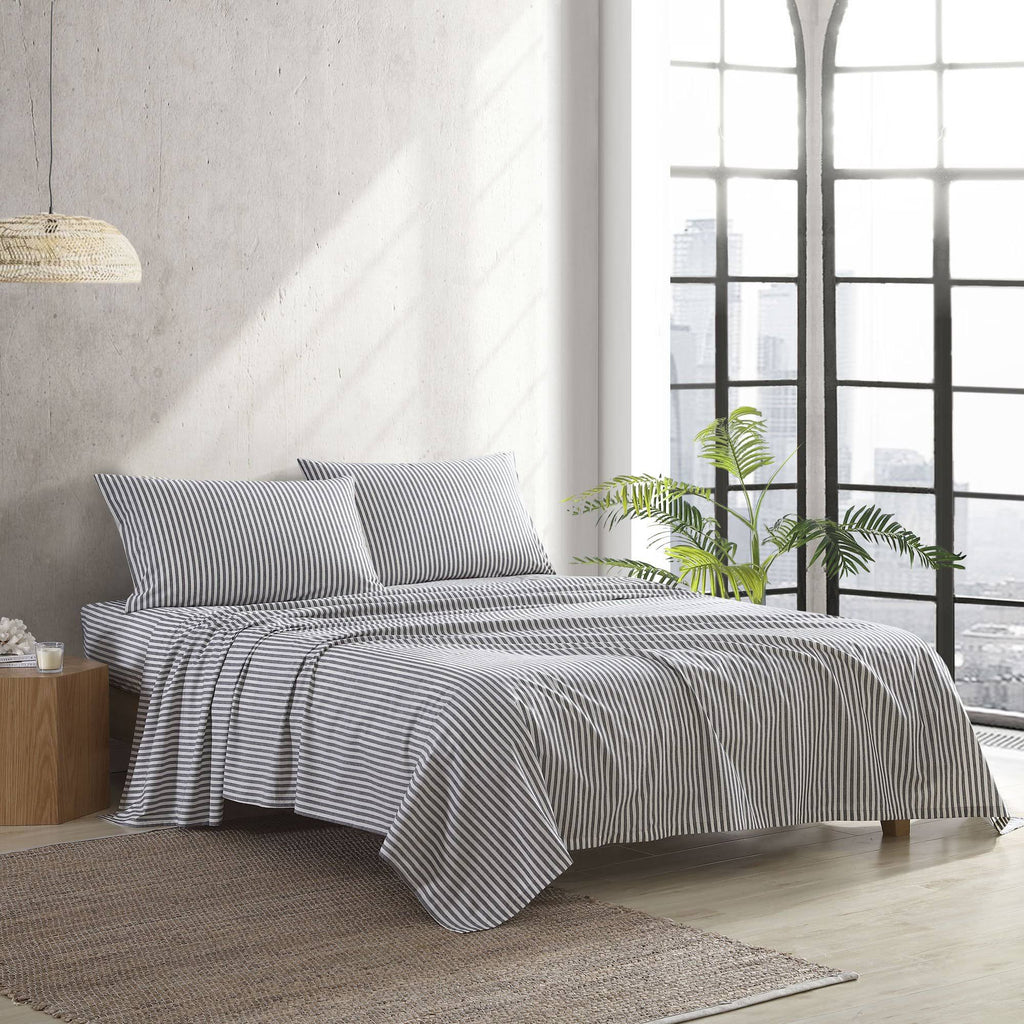 Gray Full Percale Sheet Set T588