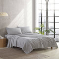 Gray Full Percale Sheet Set T588