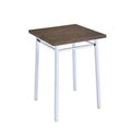 Square Wood and Metal Bar Table X532