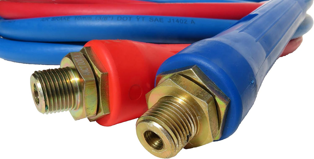 15' Heavy Duty Air Line Hose Assembly Pack of 2 I728