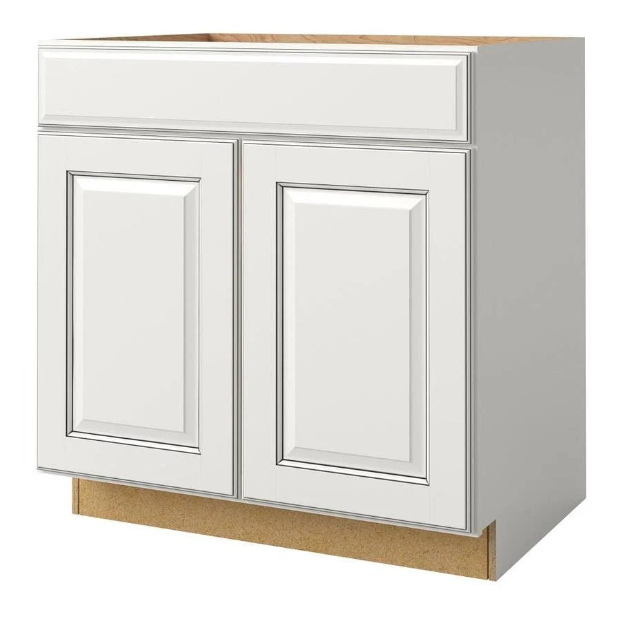 White Semi-Custom Sink Base Cabinet X9593