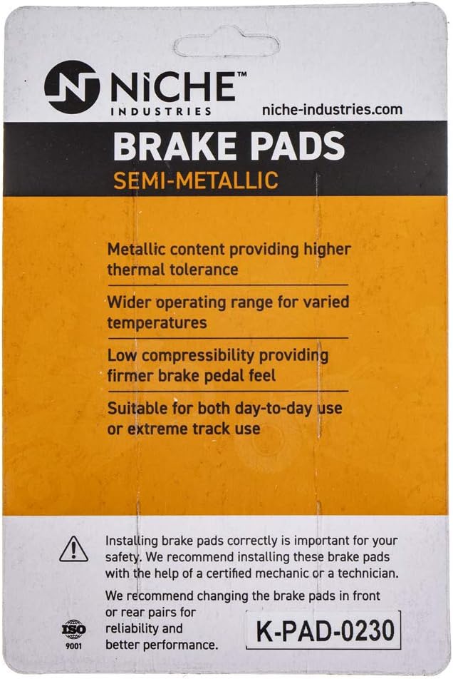 Brake Pad Set Semi-Metallic Pack of 2 I17633