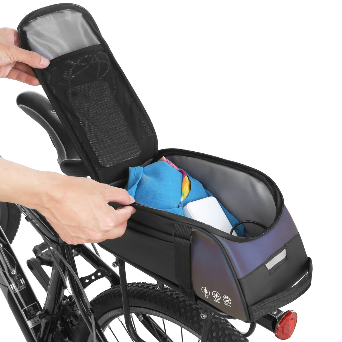 Waterproof Bike Rear Rack Bag X6355